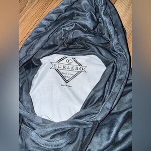 BURLEBO Slate Hooded Performance Top